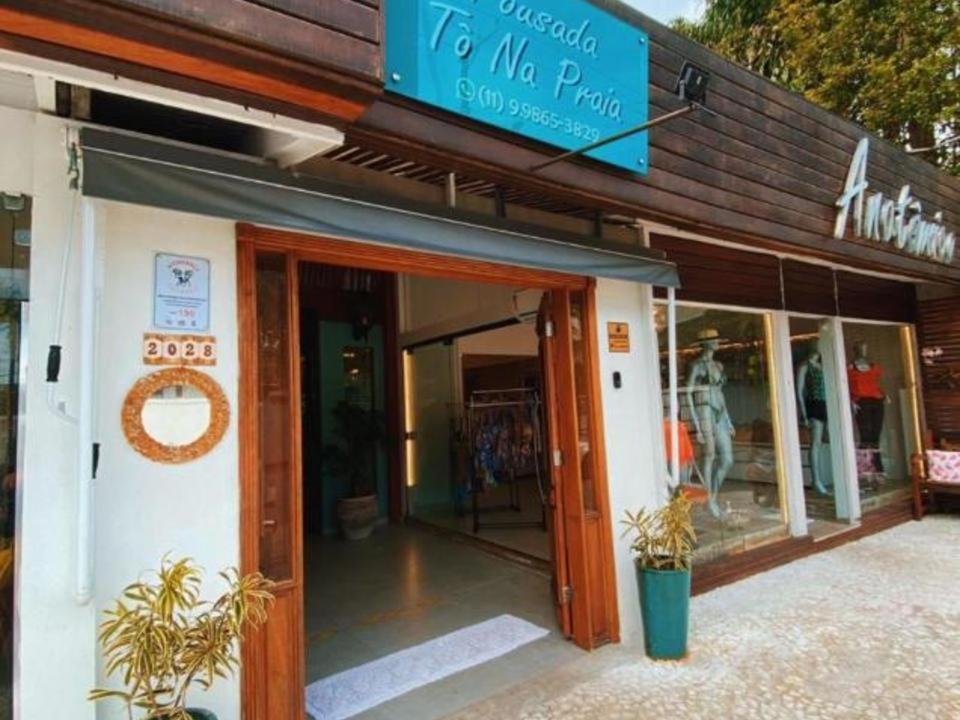 To Na Praia Juquehy Pousada Juqueí Exterior foto